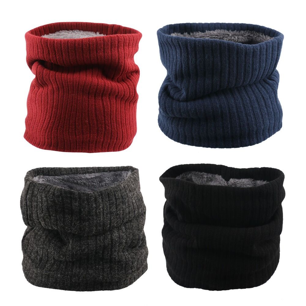 Neck Gaiter Fleece - Soft Unisex Windproof Collar Scarf Thick