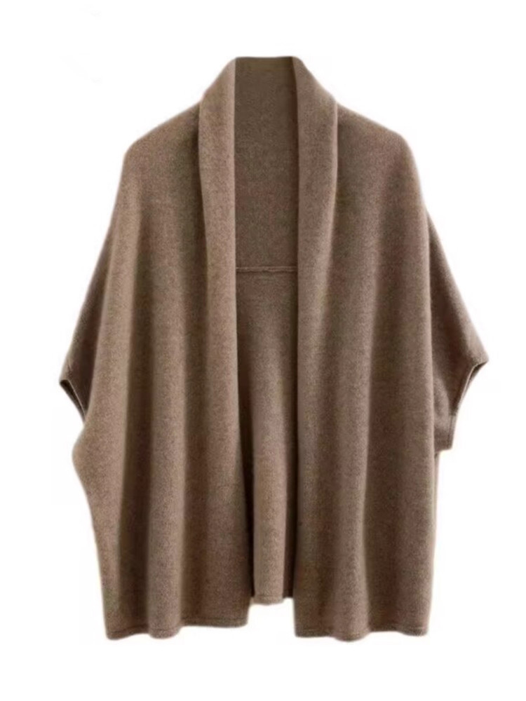 Wool Coat Peacoat - Autumn Winter New Style Loose Batwing