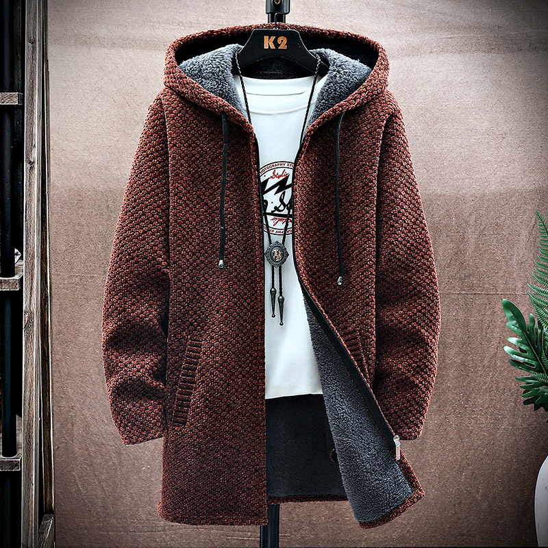 Men's Cardigan Cashmere Long C - Wool Coat Peacoat review and price